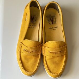 Cole Haan Yellow Loafers